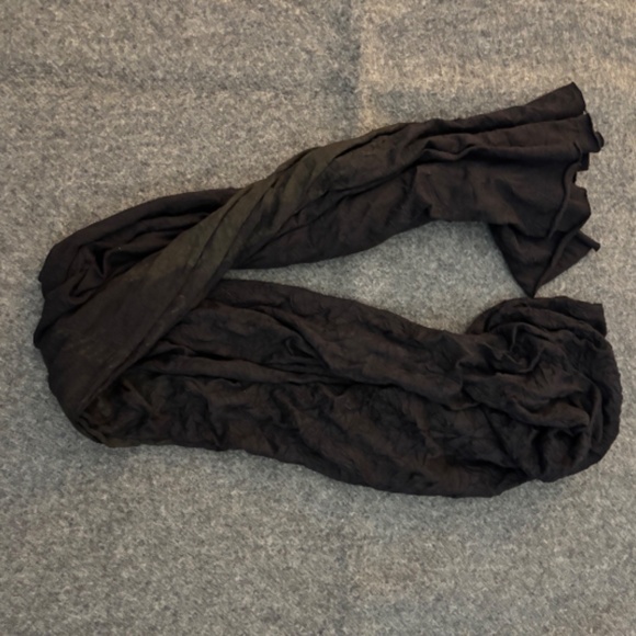 DIESEL "Grand Sky Jumper" Black Scarf 81" - Picture 2 of 8